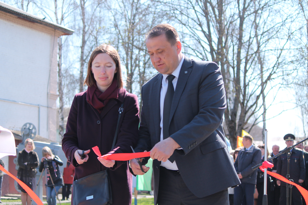 Открытие велодорожки в Чаусах