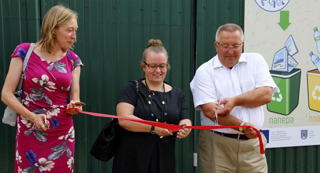 В Пуховичском районе открыли площадку для сбора электронных и электрических отходов от населения