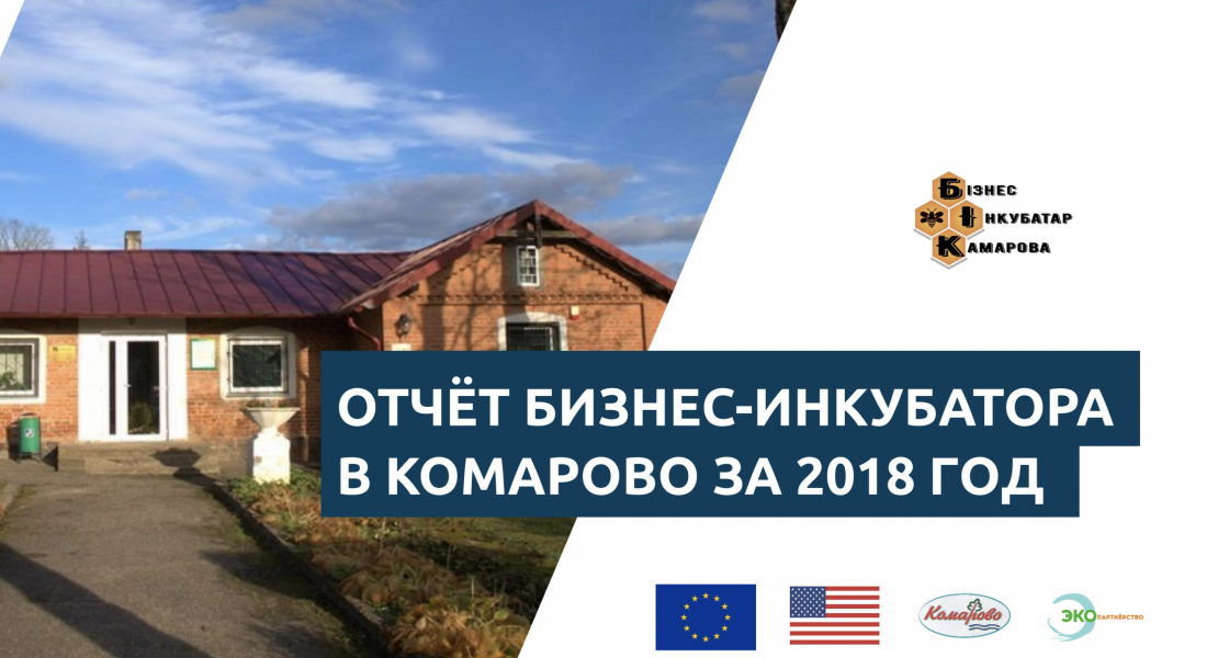 Годовой отчет бизнес-инкубатора в Комарово 2018