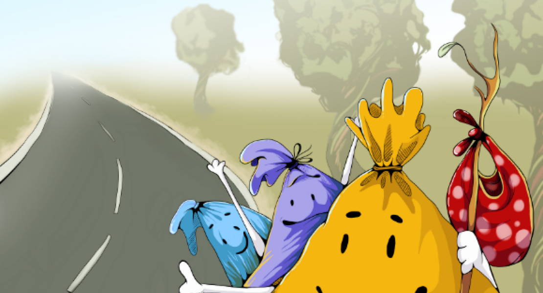 Плакат «Довези до контейнера»