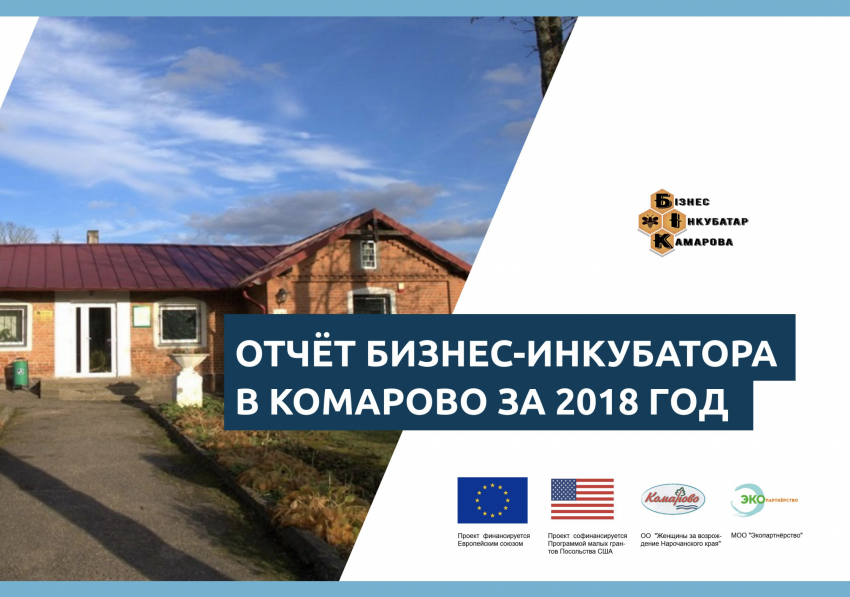 Годовой отчет бизнес-инкубатора в Комарово 2018