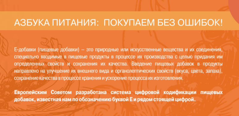 Азбука питания: покупаем без ошибок!